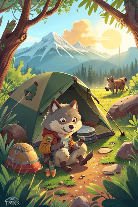 03815-3490148812-a Wolf is camping, kid, Desert Scrub.png